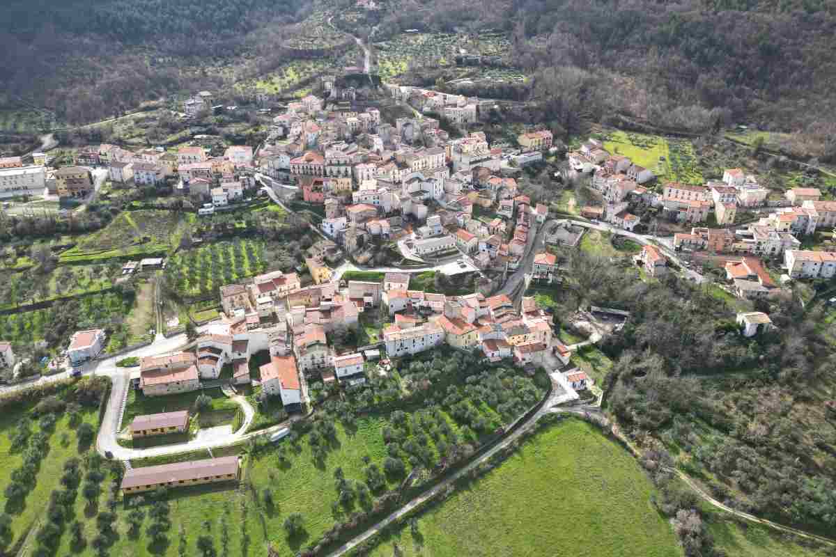 borgo visto dall'alto