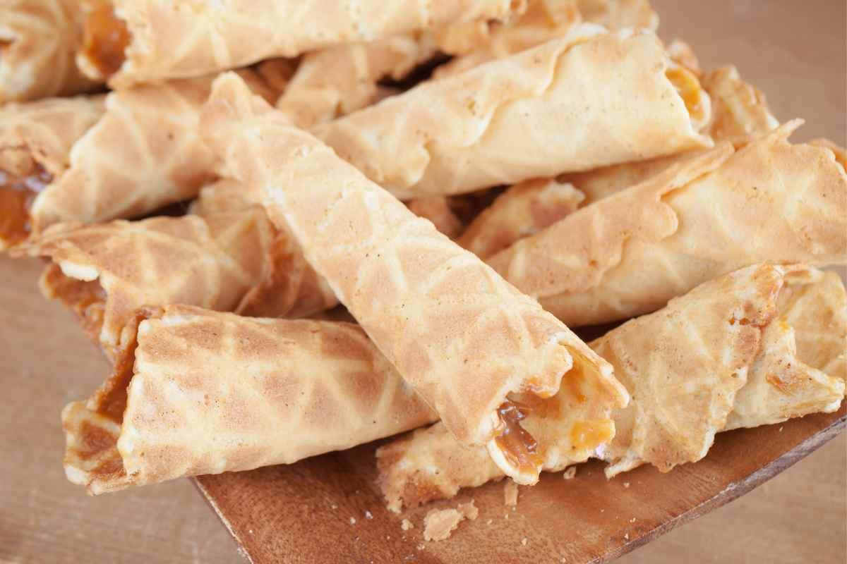 nevole abruzzesi in un vassoio