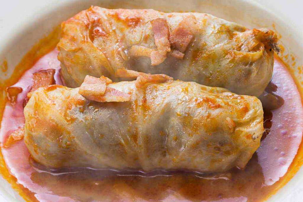 due involtini nel piatto