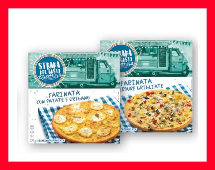 due confezioni di farinata