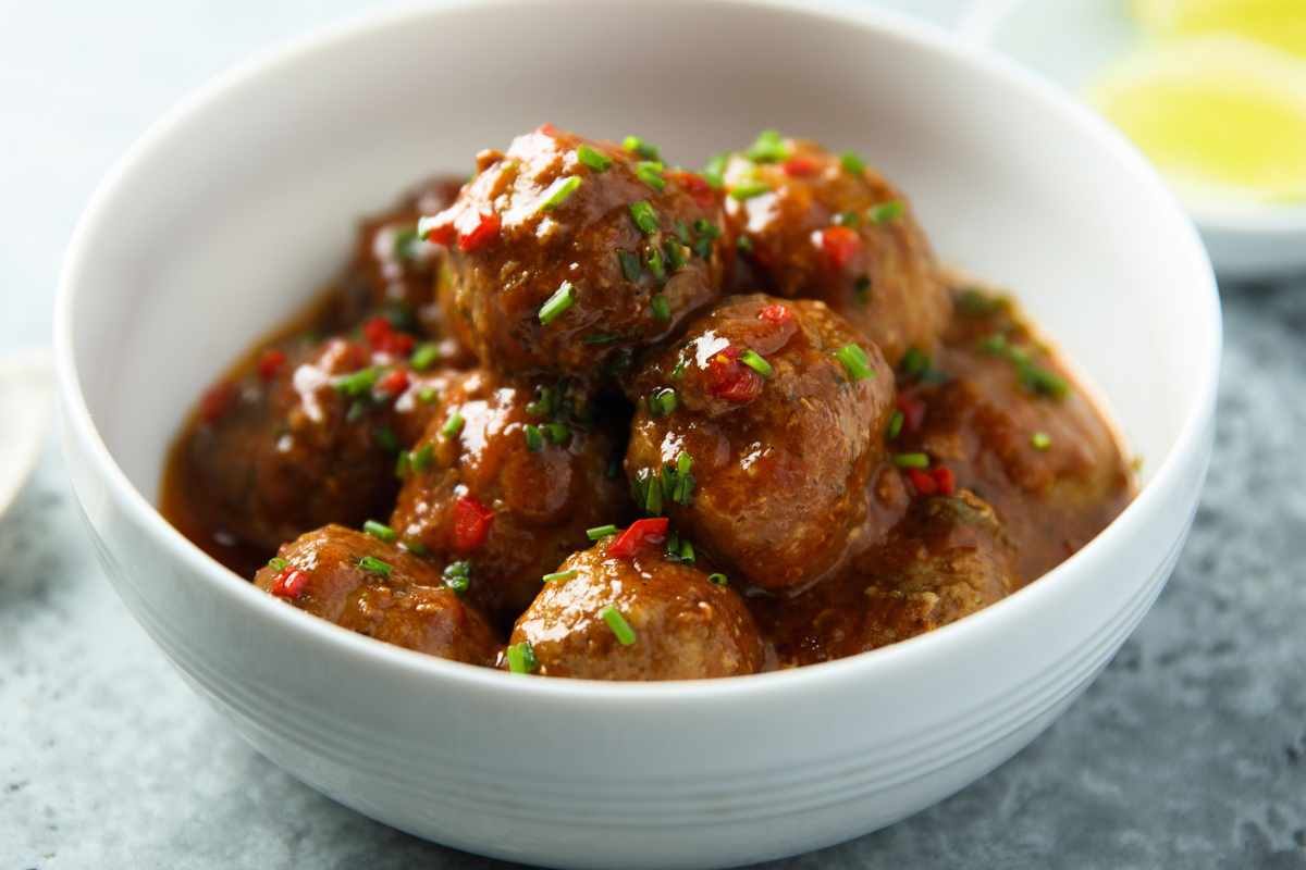 ciotola con le polpette