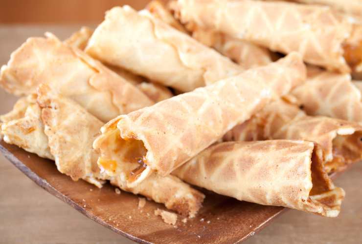 vassoio con nevole abruzzesi