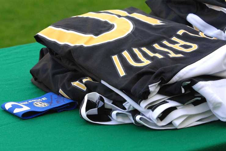 maglia platini su prato