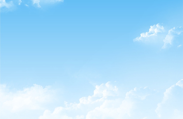 Un cielo parzialmente nuvoloso