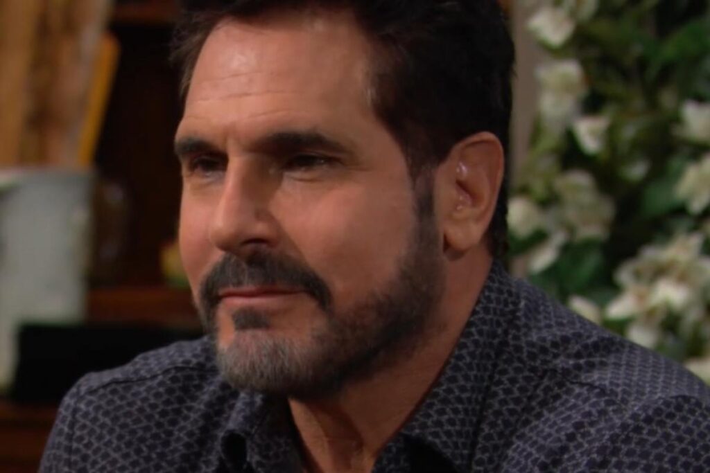 bill in una scena di beautiful