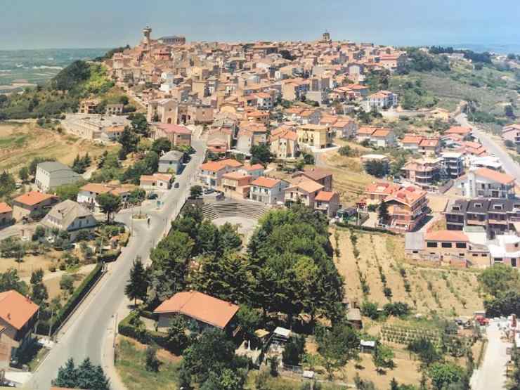 montedorisio visto dall'alto