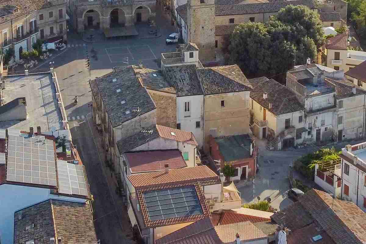 il centro di un paesino