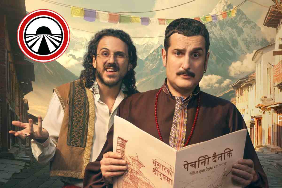 fru e costantino della gherardesca e logo pechino express