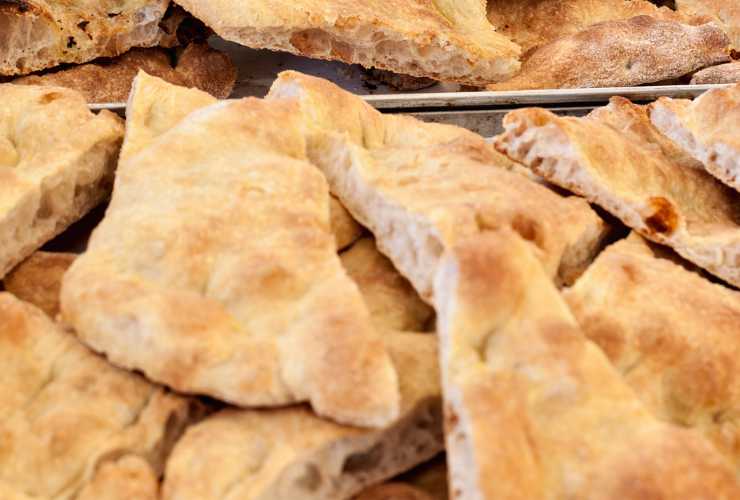 pezzi di focaccia