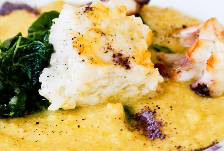 frascarelli, bieta e frutti di mare