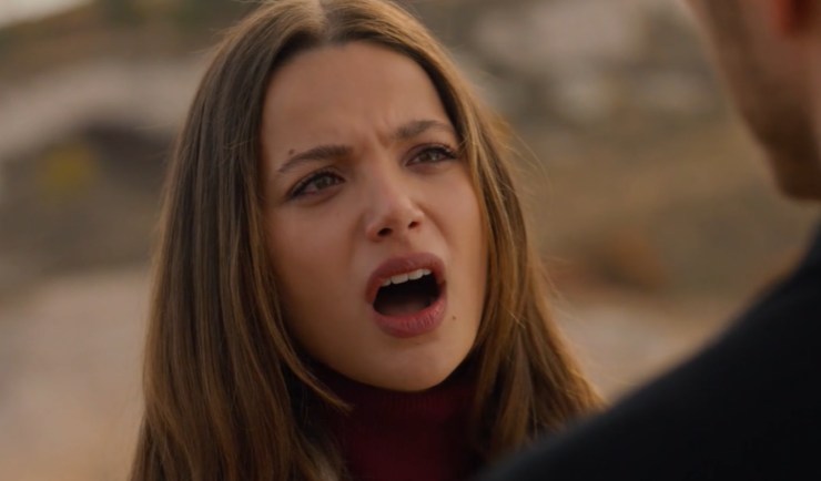 sevilay in una scena de la notte nel cuore