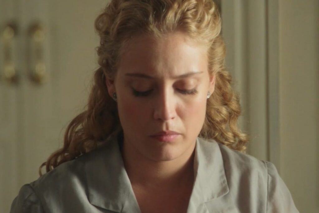 jana in una scena de la promessa