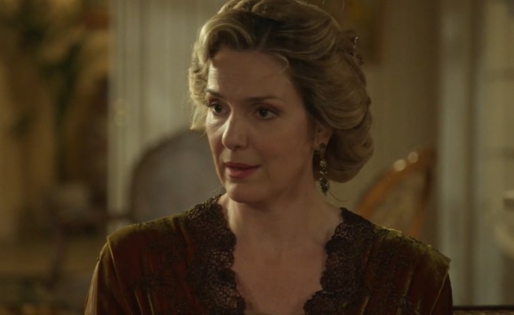 cruz in una scena della soap de la promessa