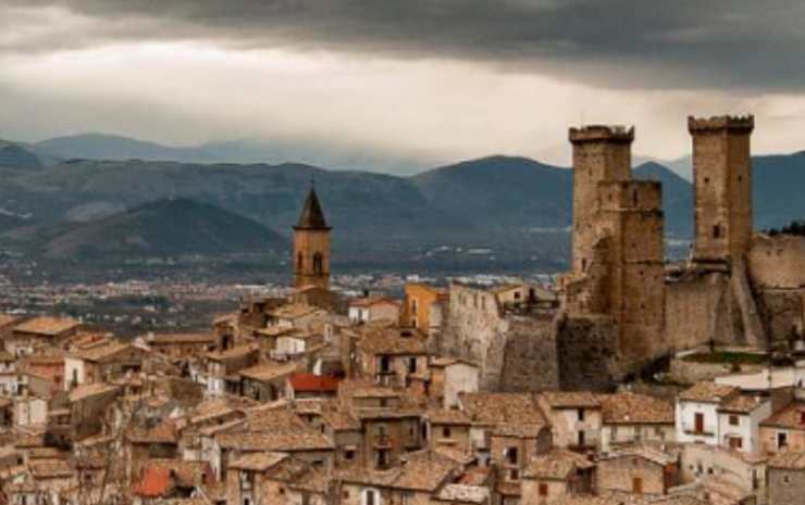 pacentro vista dall'alto