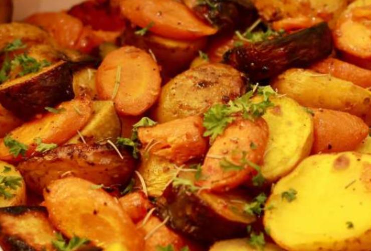 patate e zucchine cotte