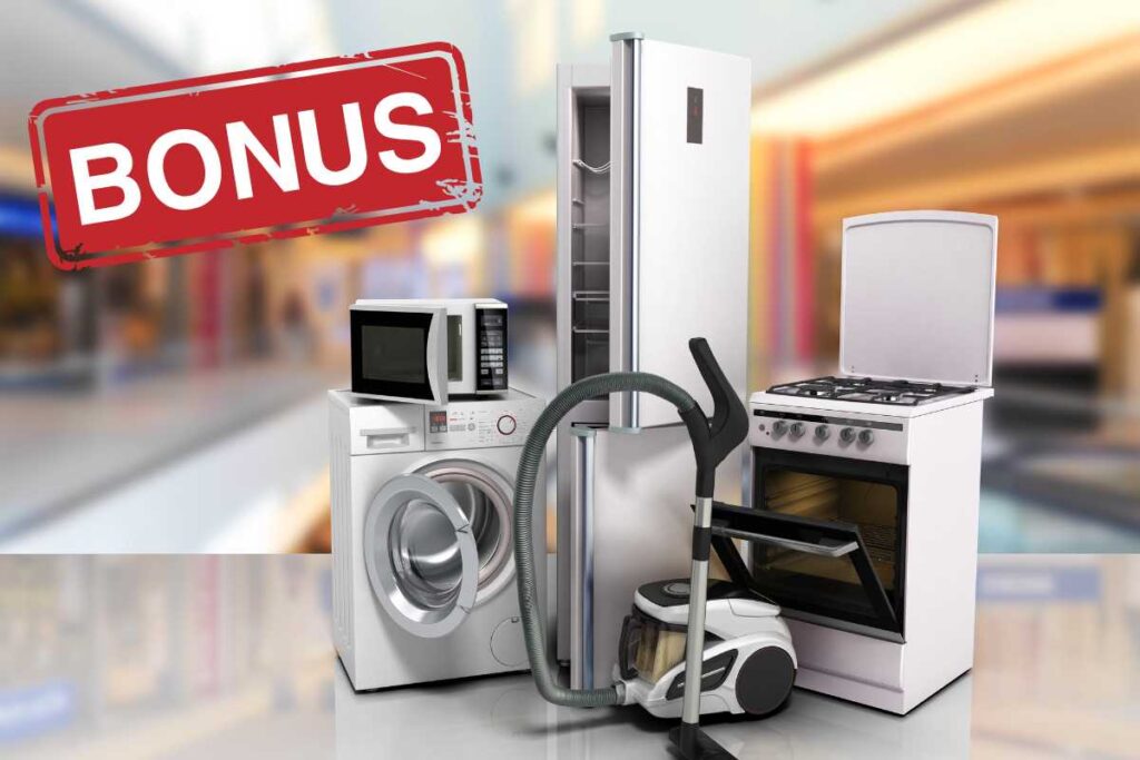 parola bonus e grandi elettrodomestici