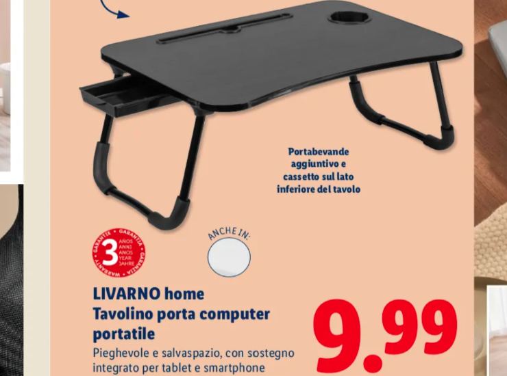 tavolino porta computer Lidl