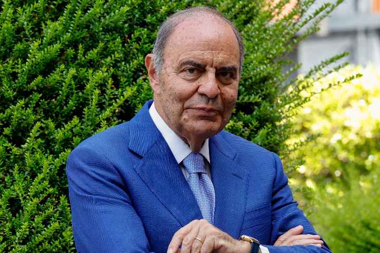 Bruno Vespa in primo piano