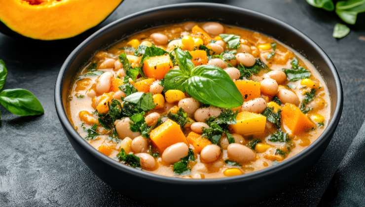 scodella con zucca all'abruzzese