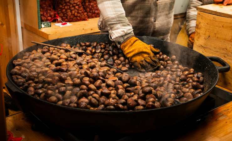 pentolone di caldarroste