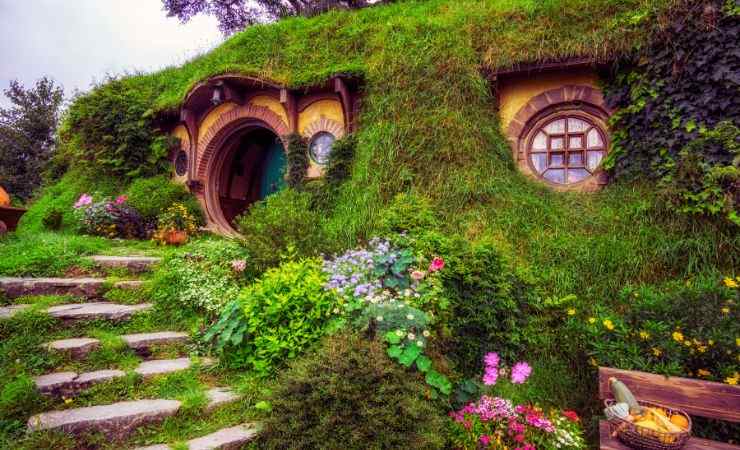 villaggio verde stile lo hobbit
