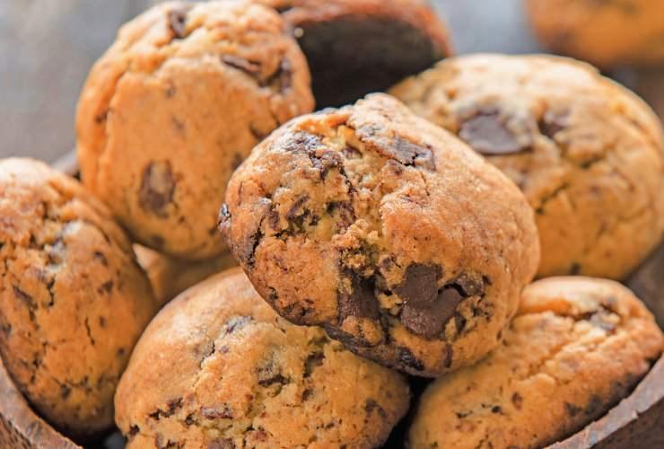 biscotti con gocce di cioccolato