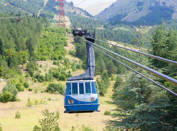 La funivia del Gran Sasso
