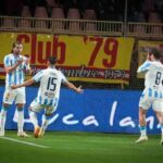 Il Pescara esulta dopo una rete