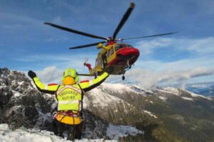 Il soccorso alpino al lavoro