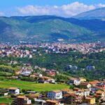 un borgo visto dall'alto