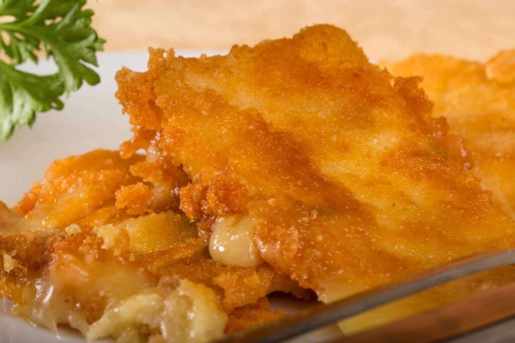 fette di formaggio fritto
