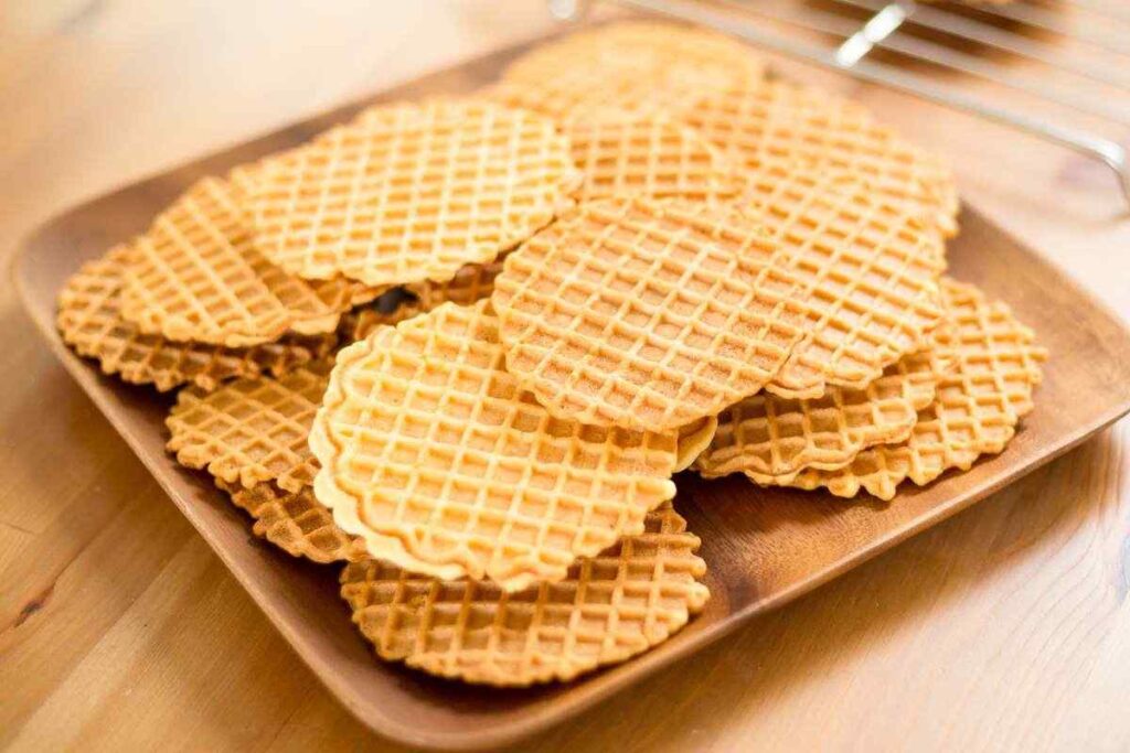 vassoio di ferratelle abruzzesi