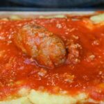 polenta con sugo di salsiccia