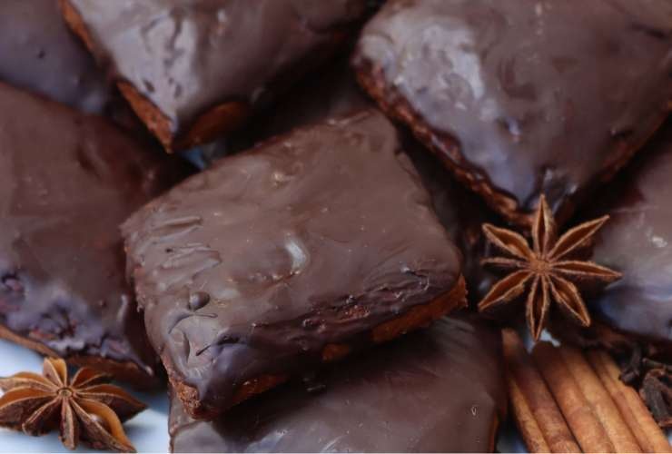 mostaccioli al cioccolato