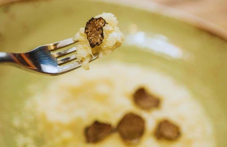 risotto tartufo e zafferano