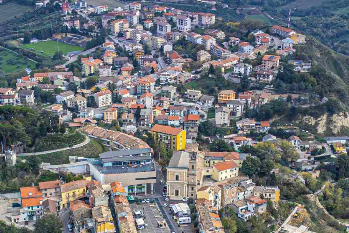 case viste dall'alto