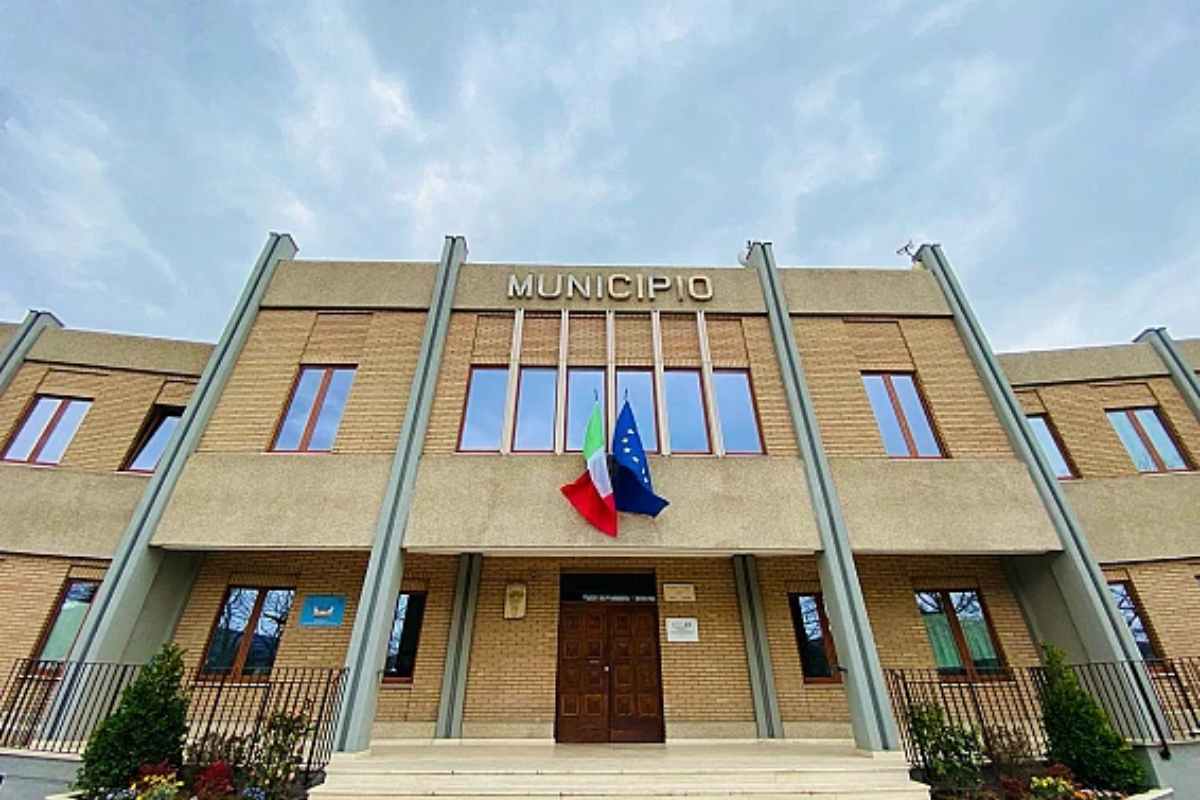 facciata del municipio
