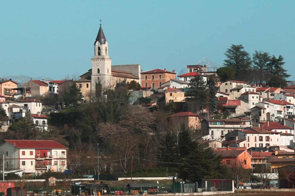 Magliano de' Marsi vista dall'alto