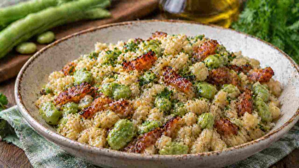 Granetti abruzzesi con fave e guanciale abruzzo.cityrumors.it