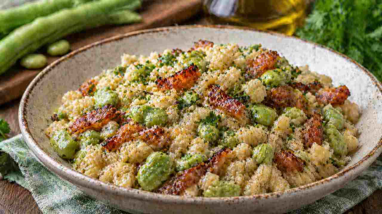 Granetti abruzzesi con fave e guanciale abruzzo.cityrumors.it