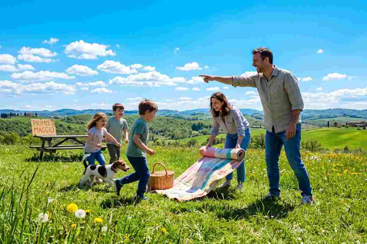 Picnic 1° Maggio: sole e cielo sereno per il ponte della Festa dei Lavoratori 2026 in Italia.