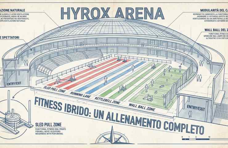 Schema di Hyrox.