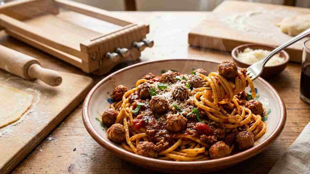 Spaghetti alla chitarra con pallottine abruzzo.cityrumors.it