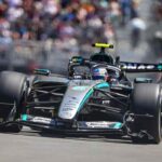 La Mercedes-AMG F1 W17 E Performance con Andrea Kimi Antonelli al volante.