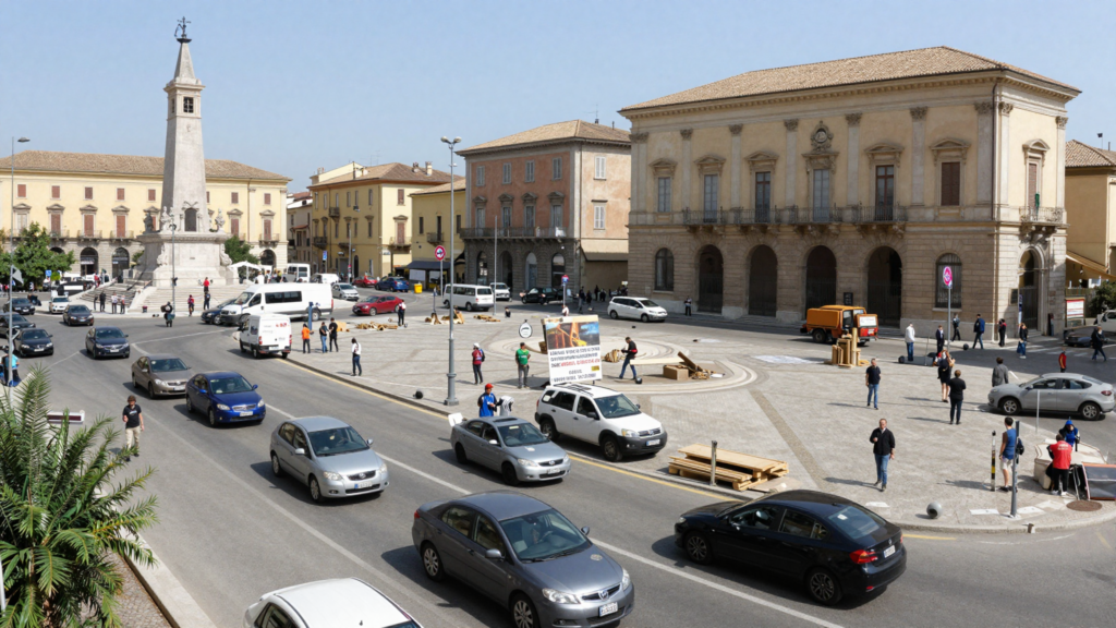 Chieti, sopralluoghi ai cantieri di Terminal e cimitero