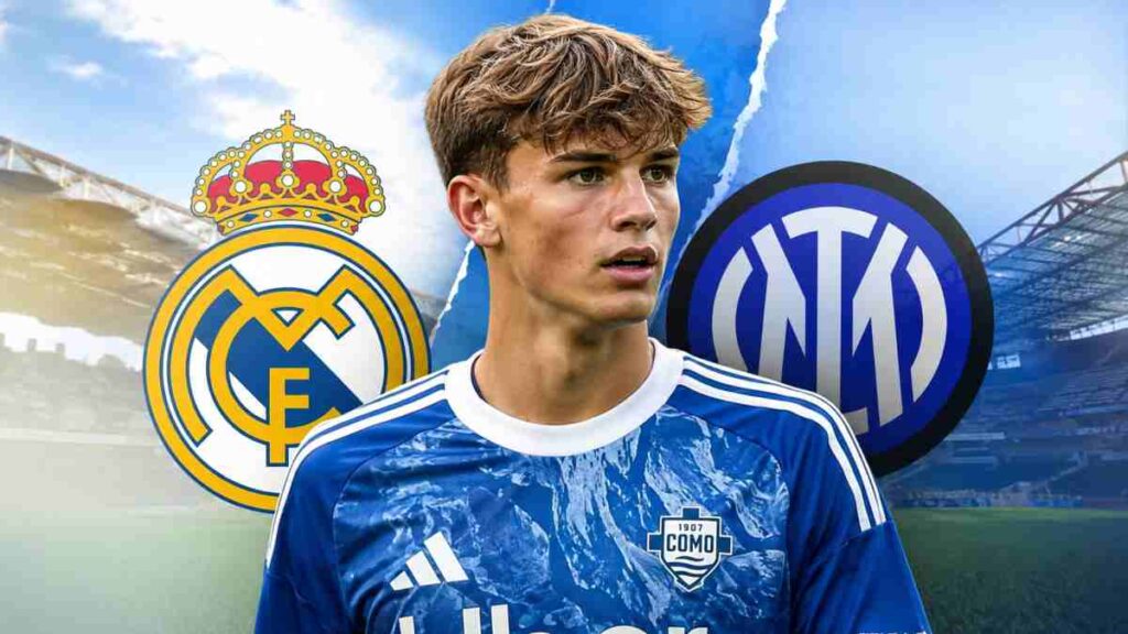 Nico Paz al centro del mercato tra Real Madrid, Como e Inter, futuro in bilico per il talento argentino della Serie A.