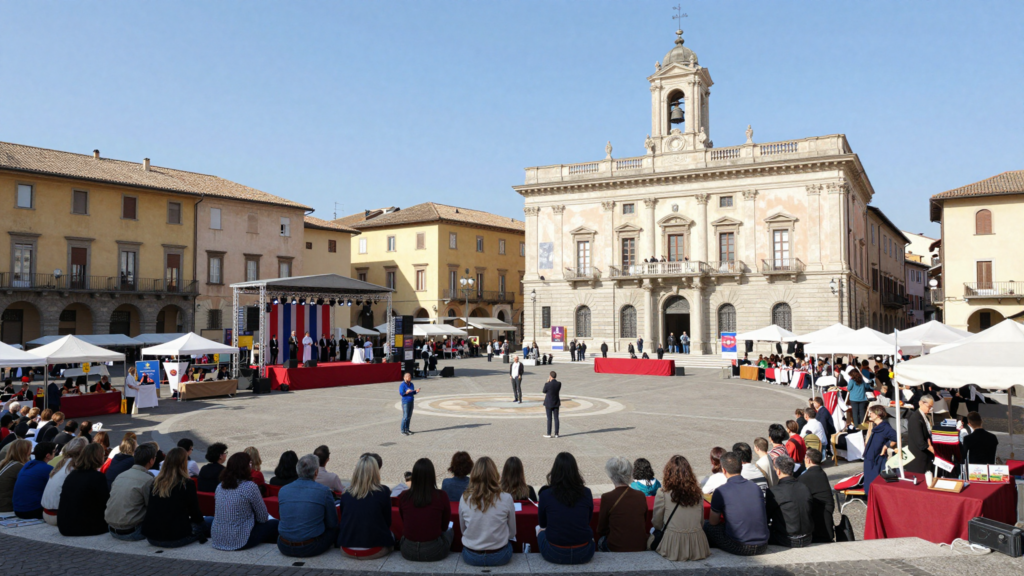 Sulmona, cerimonia di benvenuto agli ospiti internazionali