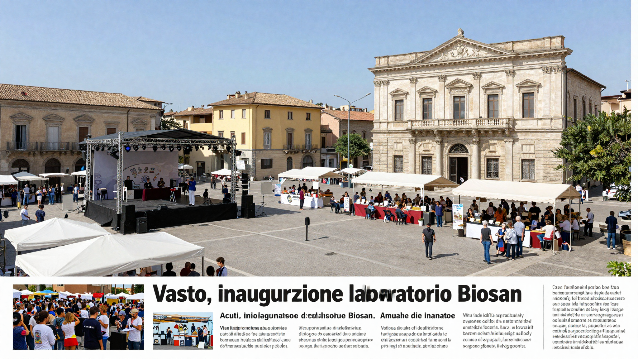 Vasto, inaugurazione laboratorio Biosan: 4 luglio 2026