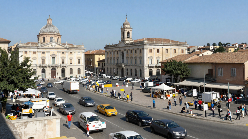 Sulmona, mercato si sposta in zona tribunale: dal 6 al 30 luglio