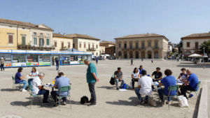 Montesilvano, incontro di primo soccorso sulla spiaggia